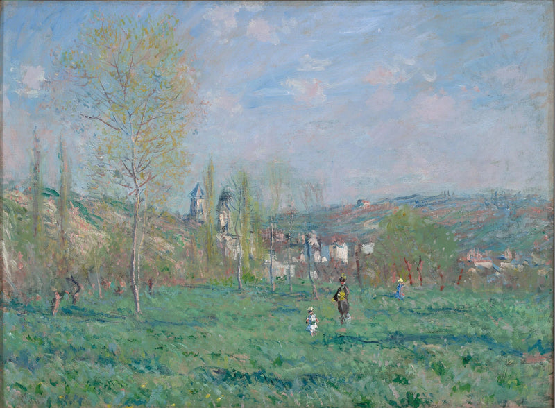 Spring in Vétheuil W579 - Claude Monet