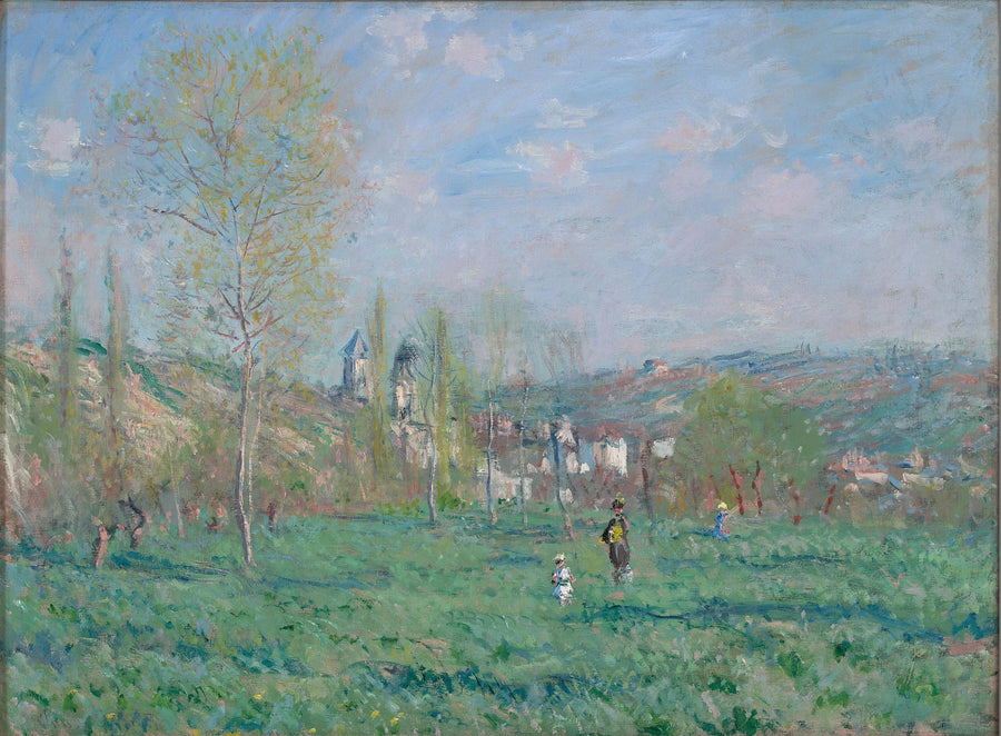 Spring at Vétheuil - Claude Monet
