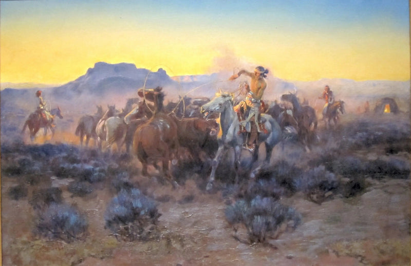 New frames taken with a lasso - Charles Marion Russell