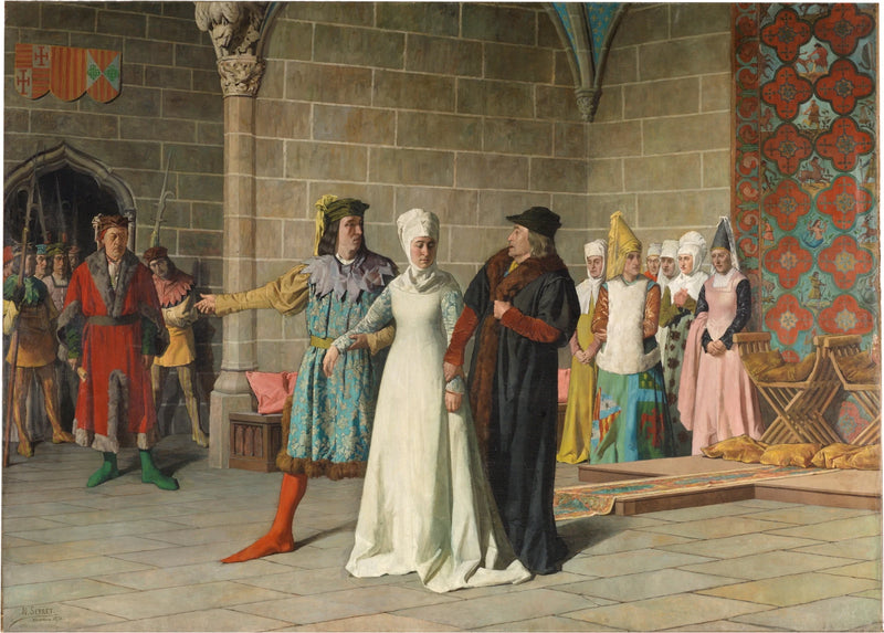 Prison de la dernière reine de Majorque - Nicasio Serret y Comín