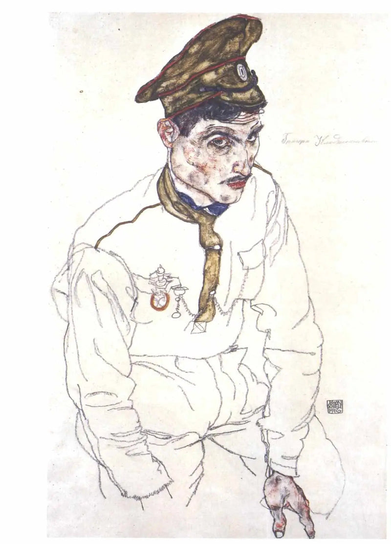 Russian Prisoner of War - Egon Schiele