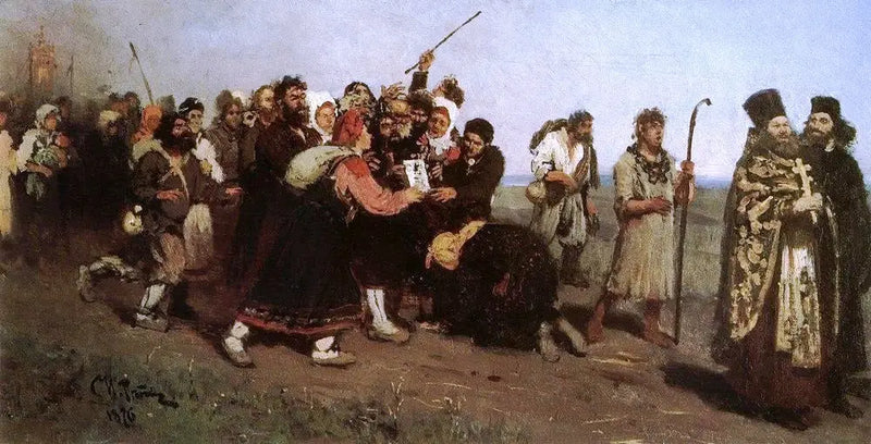 Religious procession - Ilya Repin