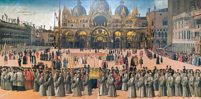 Procession on Saint Mark's Square - Gentile Bellini