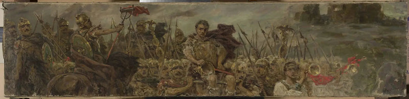 Victorious Procession after the Battle - Wilhelm Kotarbiński