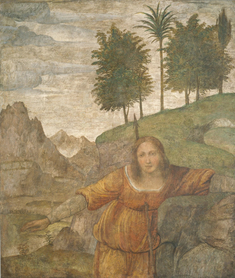 Procris pierced by Céphale's javelin - Bernardino Luini