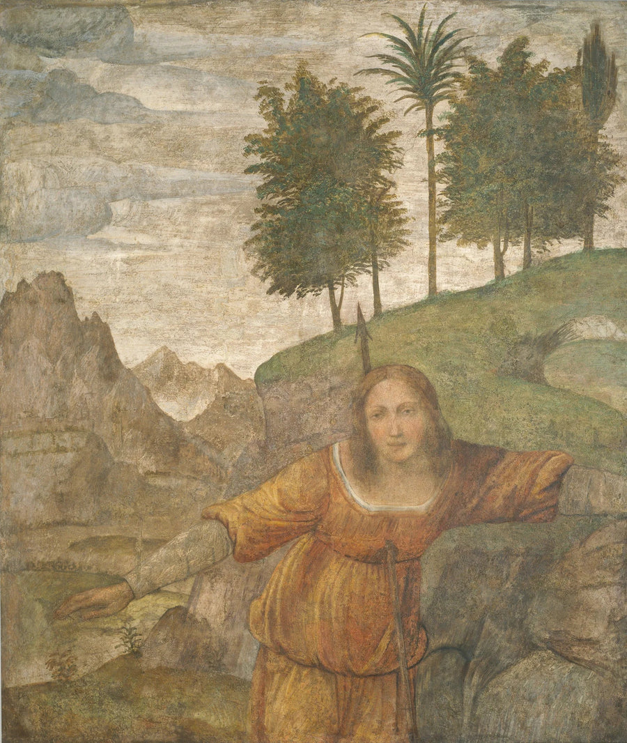 Procris pierced by Céphale's javelin - Bernardino Luini