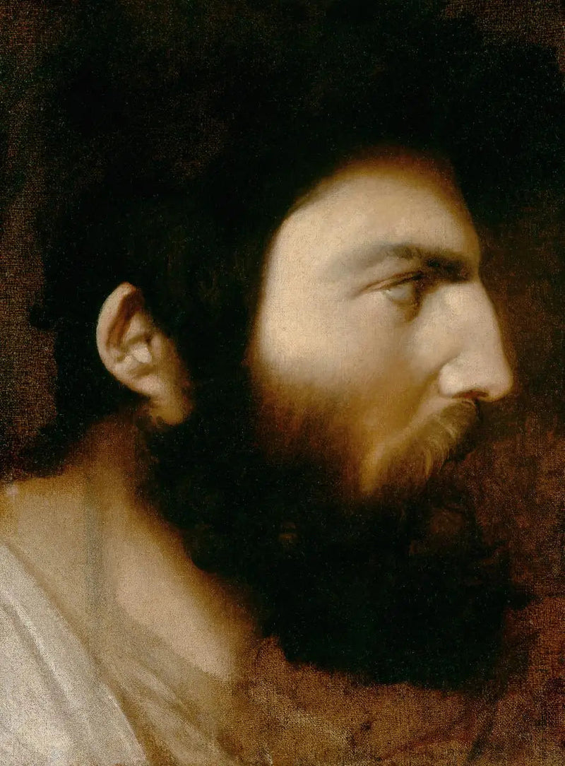 Profile of a Bearded Man - Jean-Auguste-Dominique Ingres