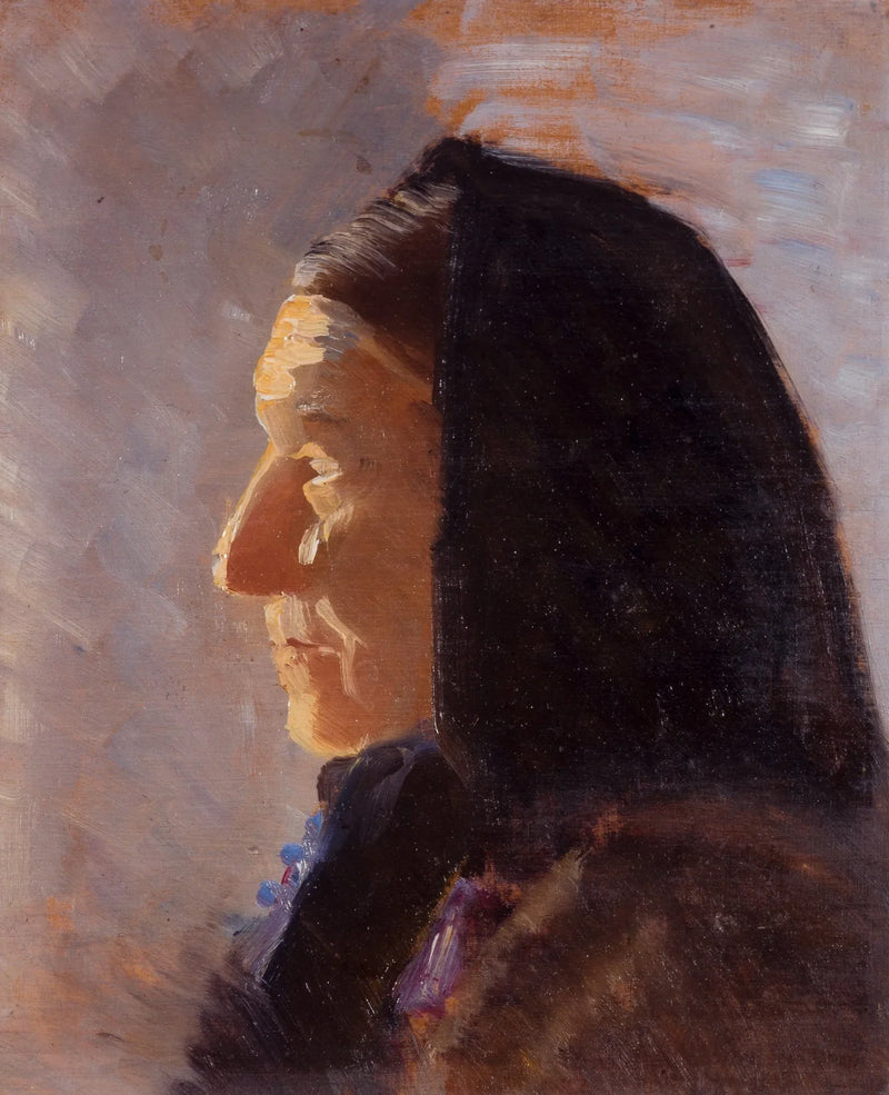 Profile of a woman from Skagen - Anna Ancher