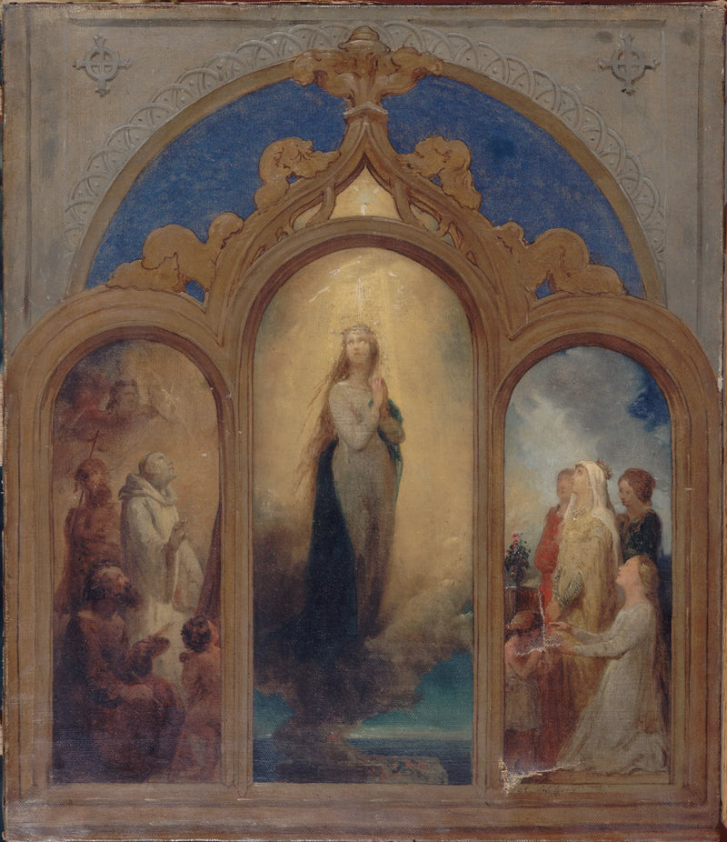 Project for a triptych - Ary Scheffer