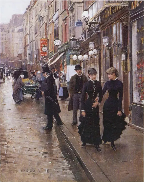 Promenade in Paris - Jean Béraud