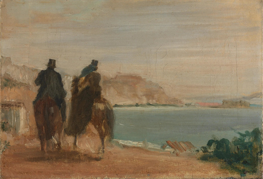 Stroll by the Sea - Edgar Degas