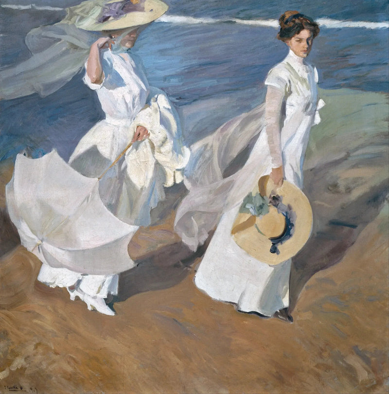 Stroll by the Sea - Joaquín Sorolla