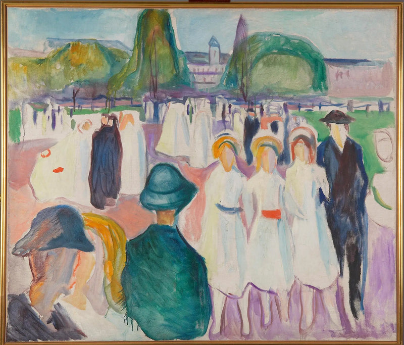 Spring Walk - Edvard Munch