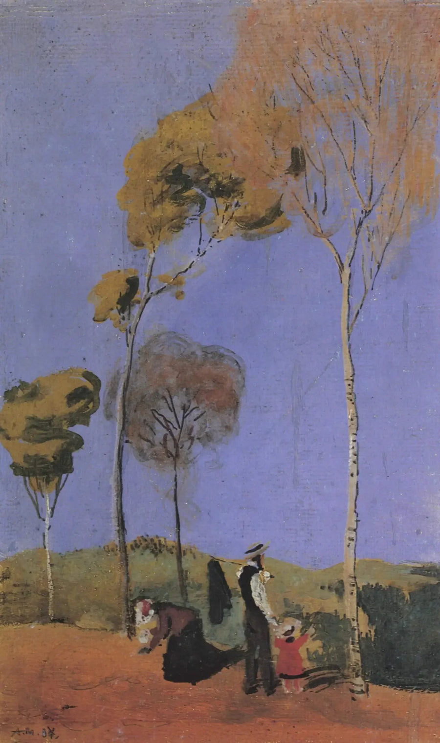 Stroll with Child - August Macke