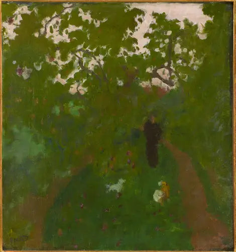 Stroll in the Garden - Pierre Bonnard