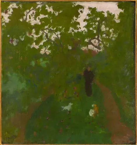 Stroll in the Garden - Pierre Bonnard