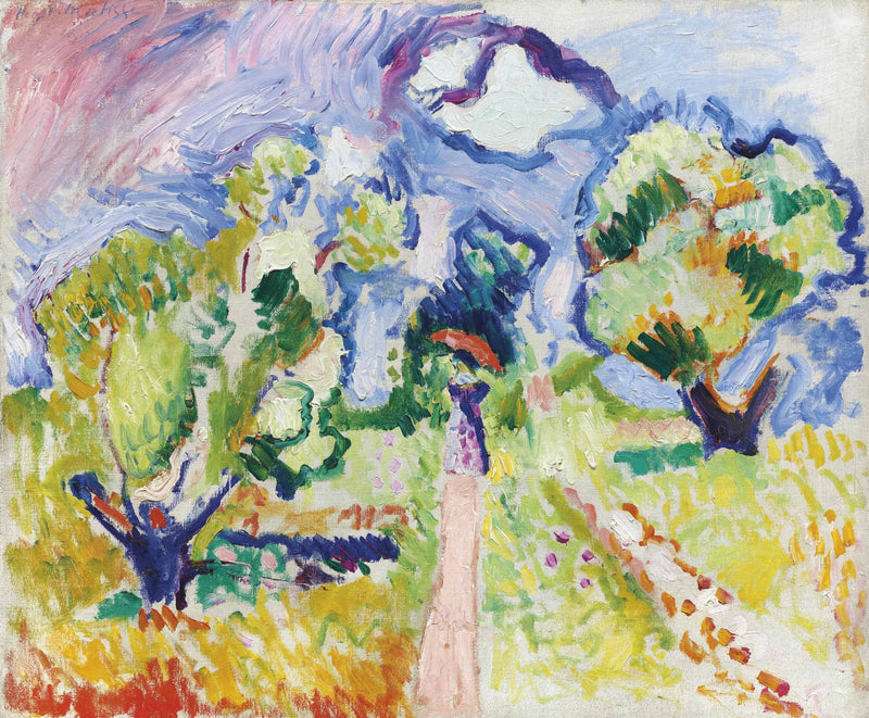 Stroll Among the Olive Trees - Henri Matisse