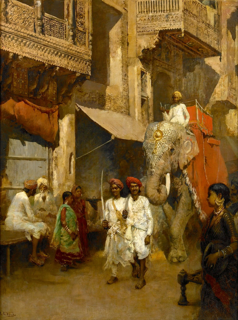 Walk in an Indian street - Edwin Lord Weeks