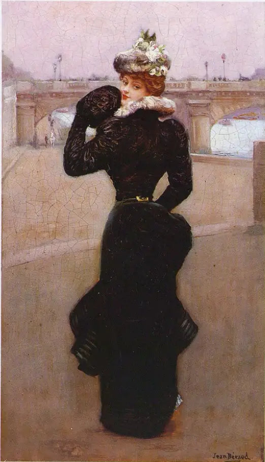 Promenade on the Quays - Jean Béraud