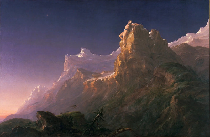 Prométhée enchaîné - Thomas Cole