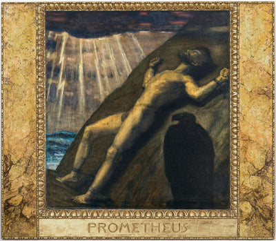 Reproduction du tableau « Prometheus - Franz Von Stuck » par Alpha Reproduction en peinture à l’huile