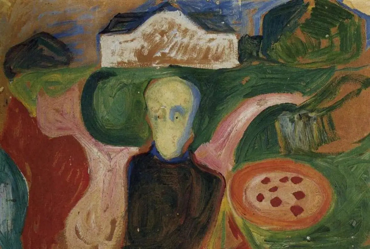 Reproduction du tableau « Propriétaire dans le parc - Edvard Munch » par Alpha Reproduction en peinture à l’huile