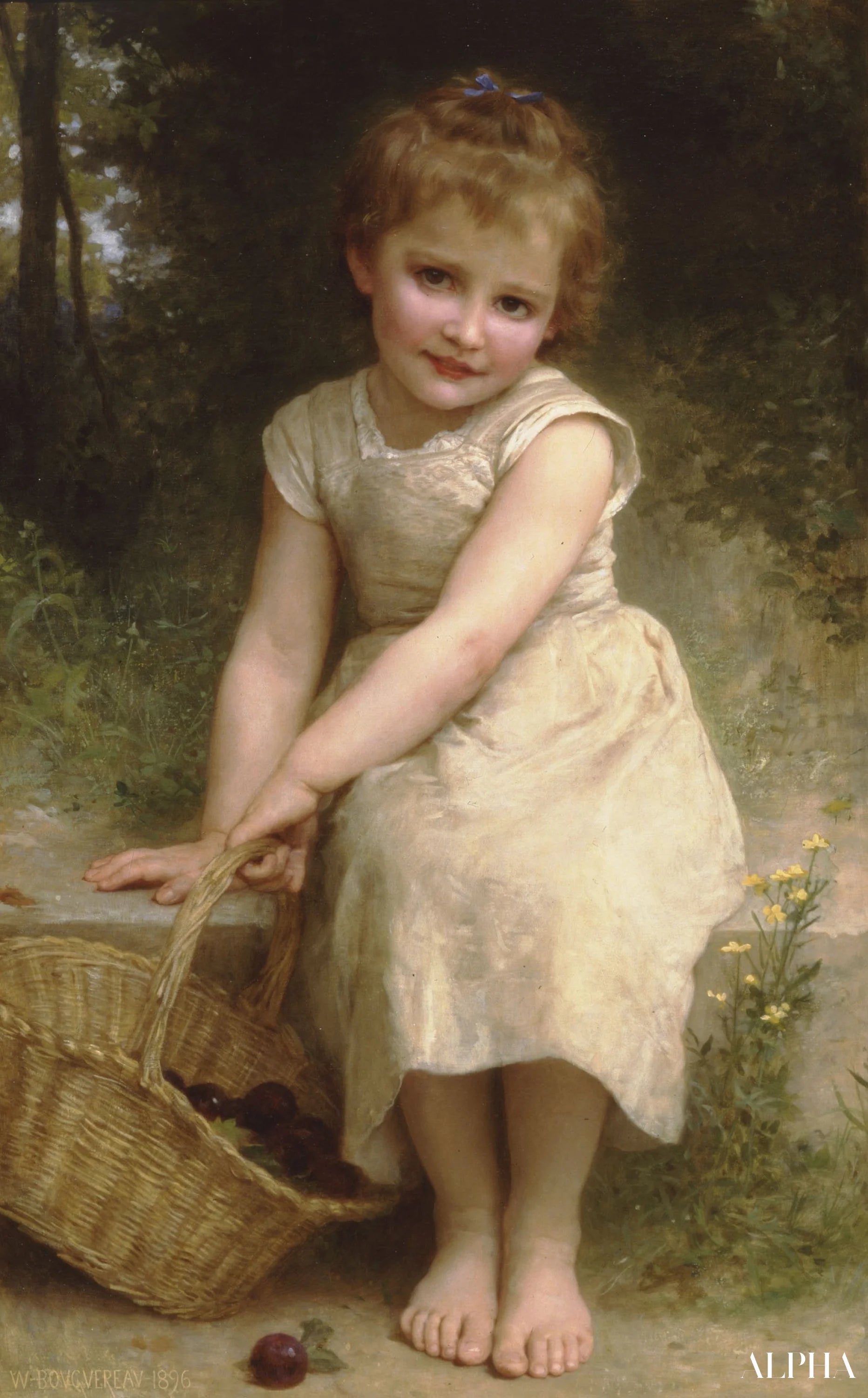Prunes - William Bouguereau - High-end reproductions of paintings and artworks
