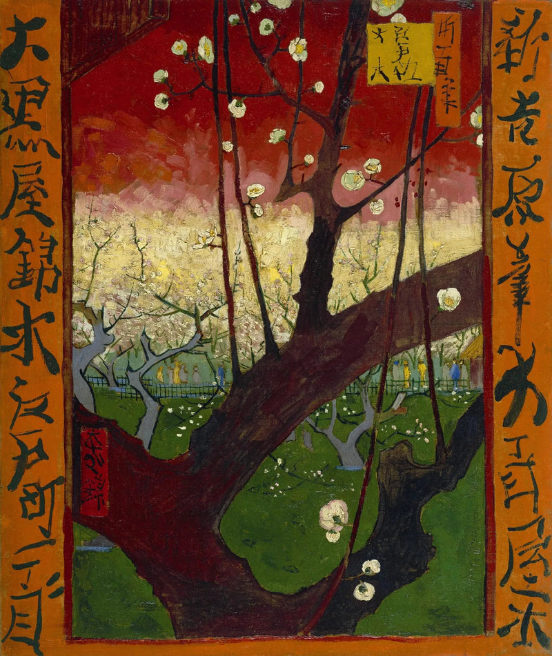 Flowering Plum Tree, after Hiroshige - Vincent van Gogh