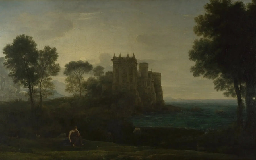 Psyche in front of the Palace of Love - Claude Lorrain