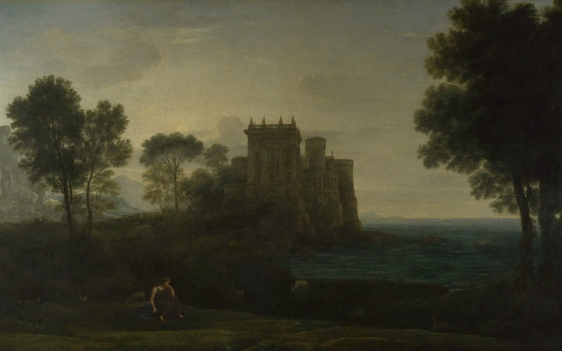 Psyche in front of the Palace of Love - Claude Lorrain
