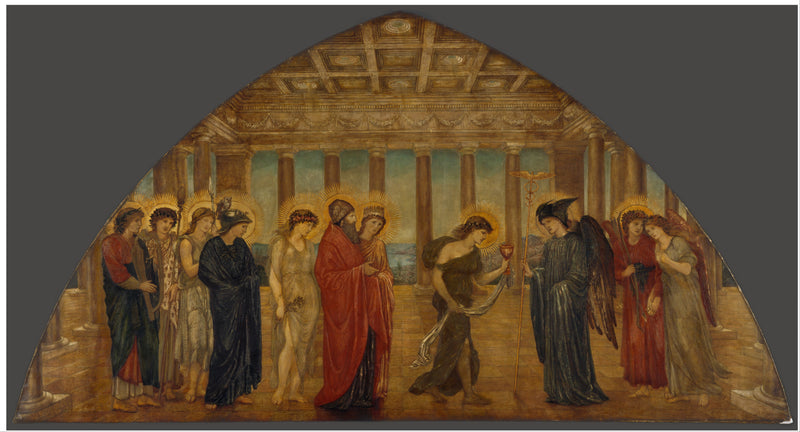 Psyche Entering the Gates of Olympus - Edward Burne-Jones