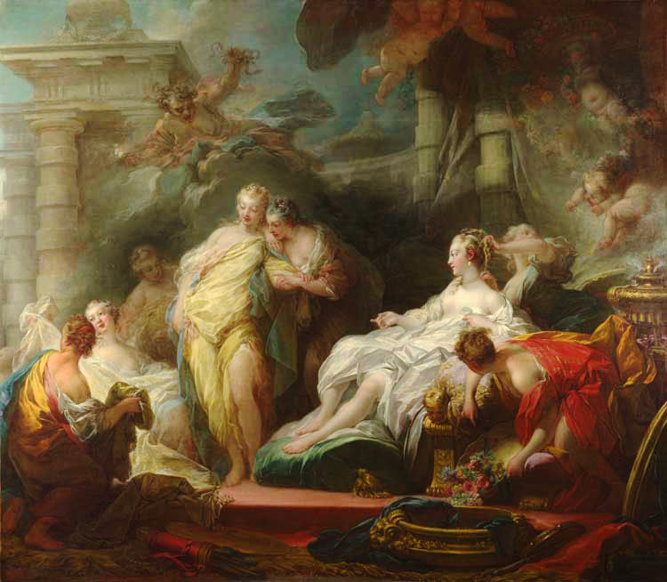 Psyche Showing Her Sisters the Gifts of Love - Jean-Honoré Fragonard