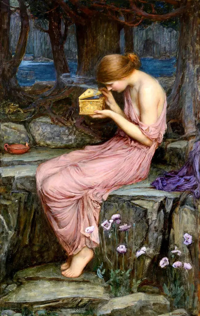 Psyche Opening the Golden Box - John William Waterhouse