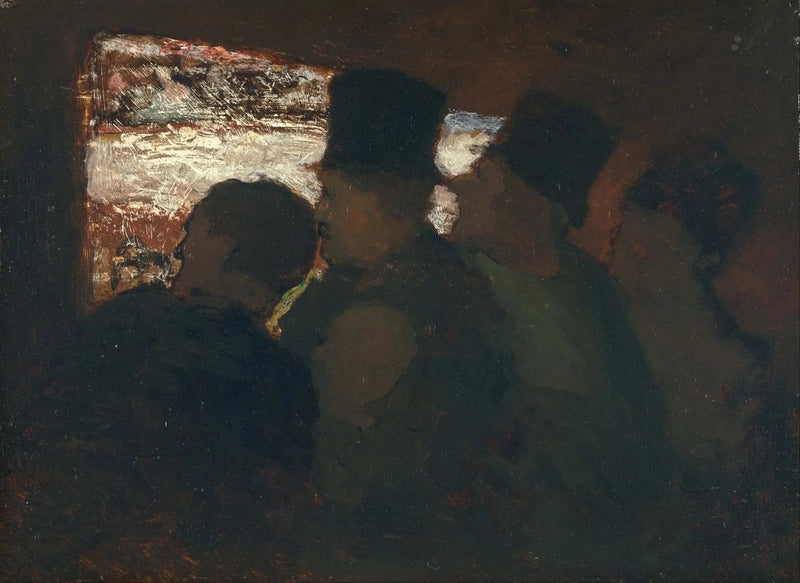 Audience of the theater - Honoré Daumier