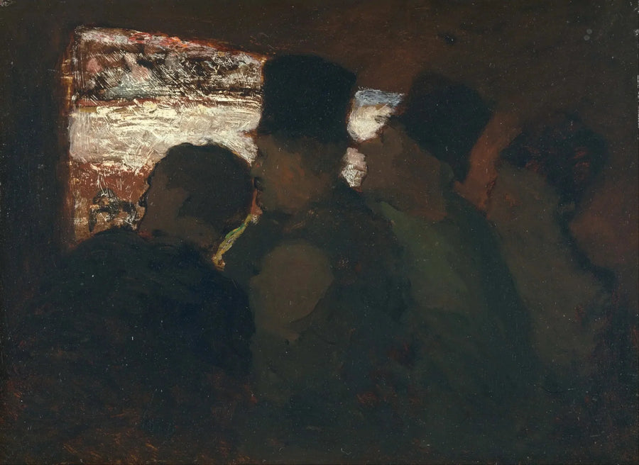Audience of the theater - Honoré Daumier