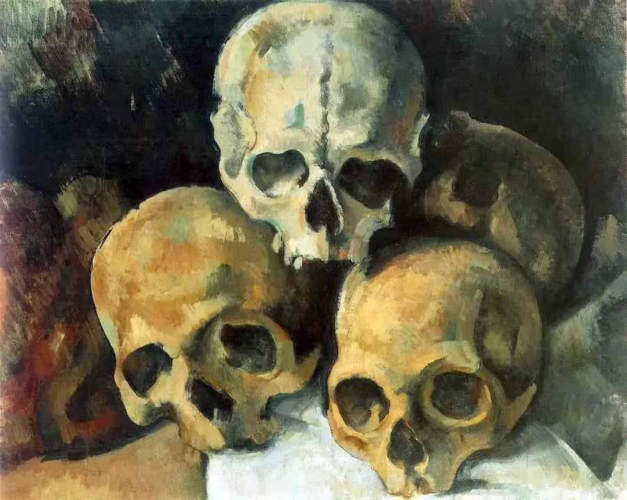 Pyramid of Skulls - Paul Cézanne