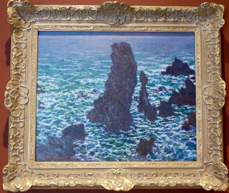 The Pyramids in Port-Coton W1086 - Claude Monet
