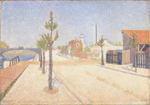 Quai de Clichy, Sun - Paul Signac