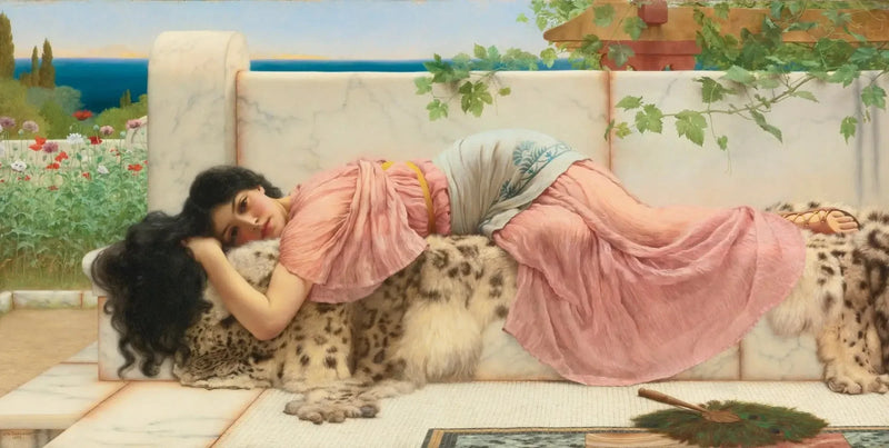 When Your Heart Is Young - John William Godward