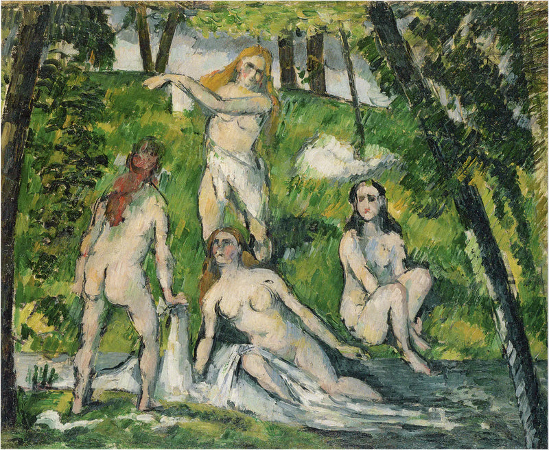 Four Bathers - Paul Cézanne