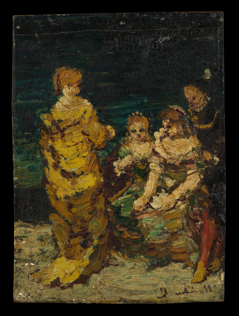 Quatre figures - Adolphe Monticelli