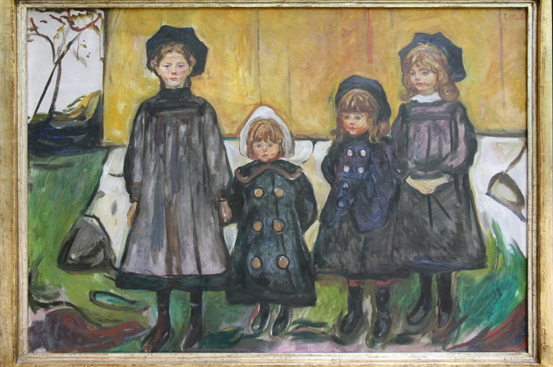 Four Girls at Åsgårdstrand - Edvard Munch