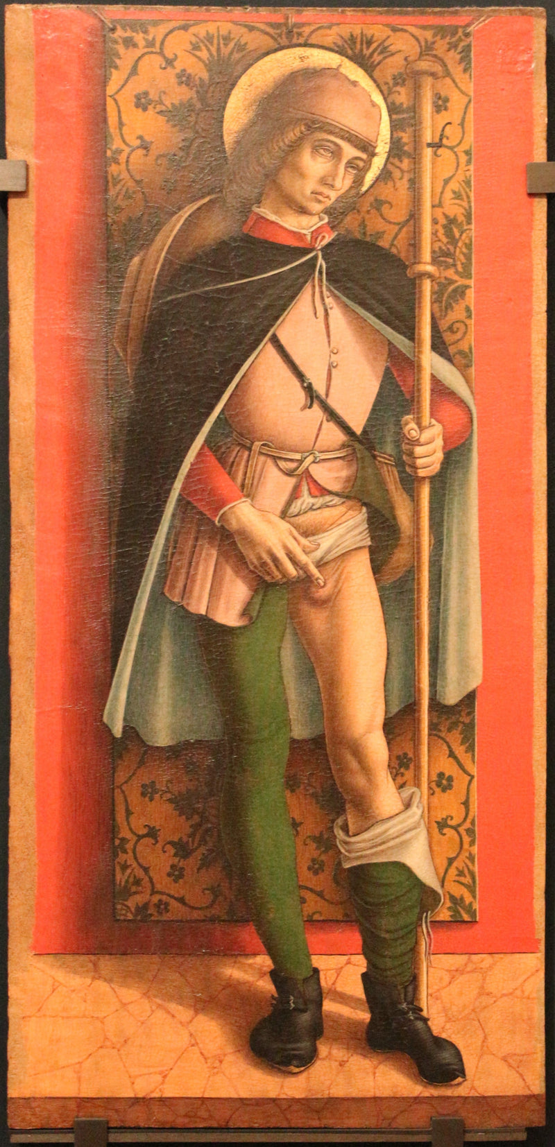 Four Saints and Blesseds: Saint Roch - Carlo Crivelli
