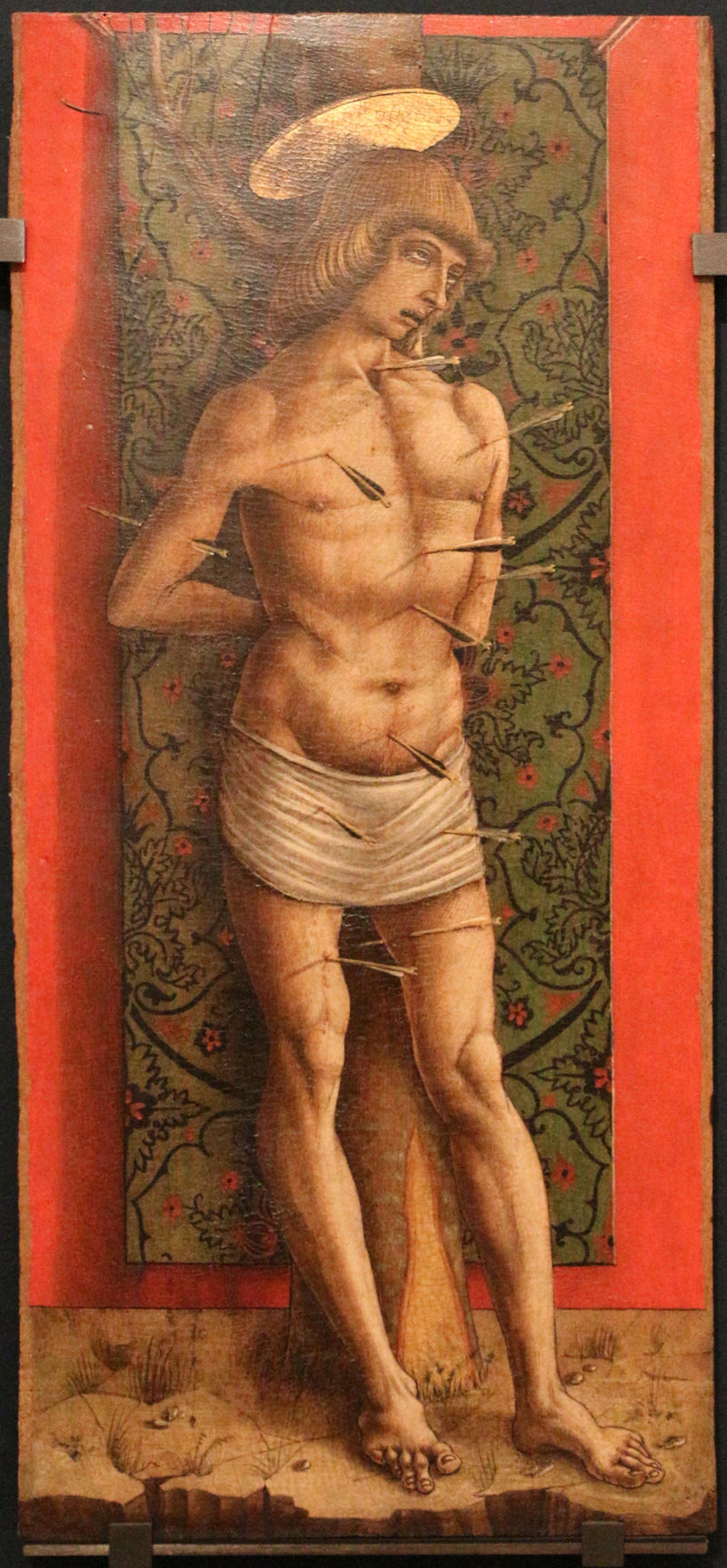 Four Saints and Blesseds: Saint Sebastian - Carlo Crivelli