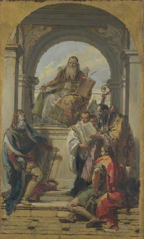Four Saints - Giovanni Battista Tiepolo