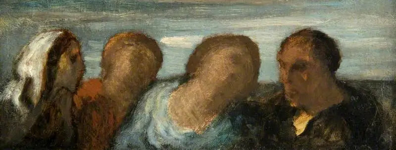 Four Heads - Honoré Daumier