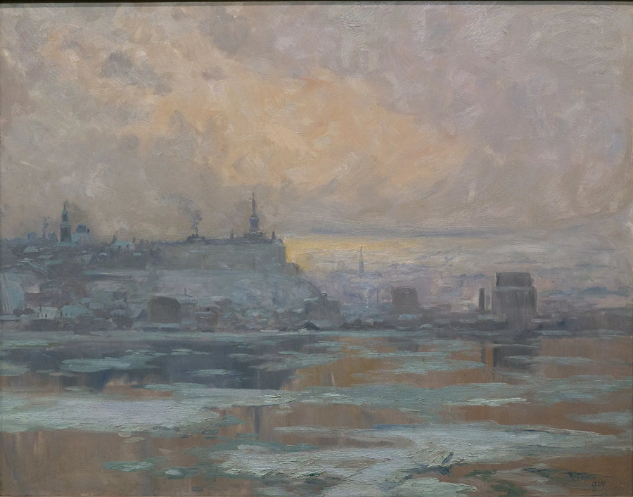 Quebec City as seen from Lévis - Maurice Galbraith Cullen