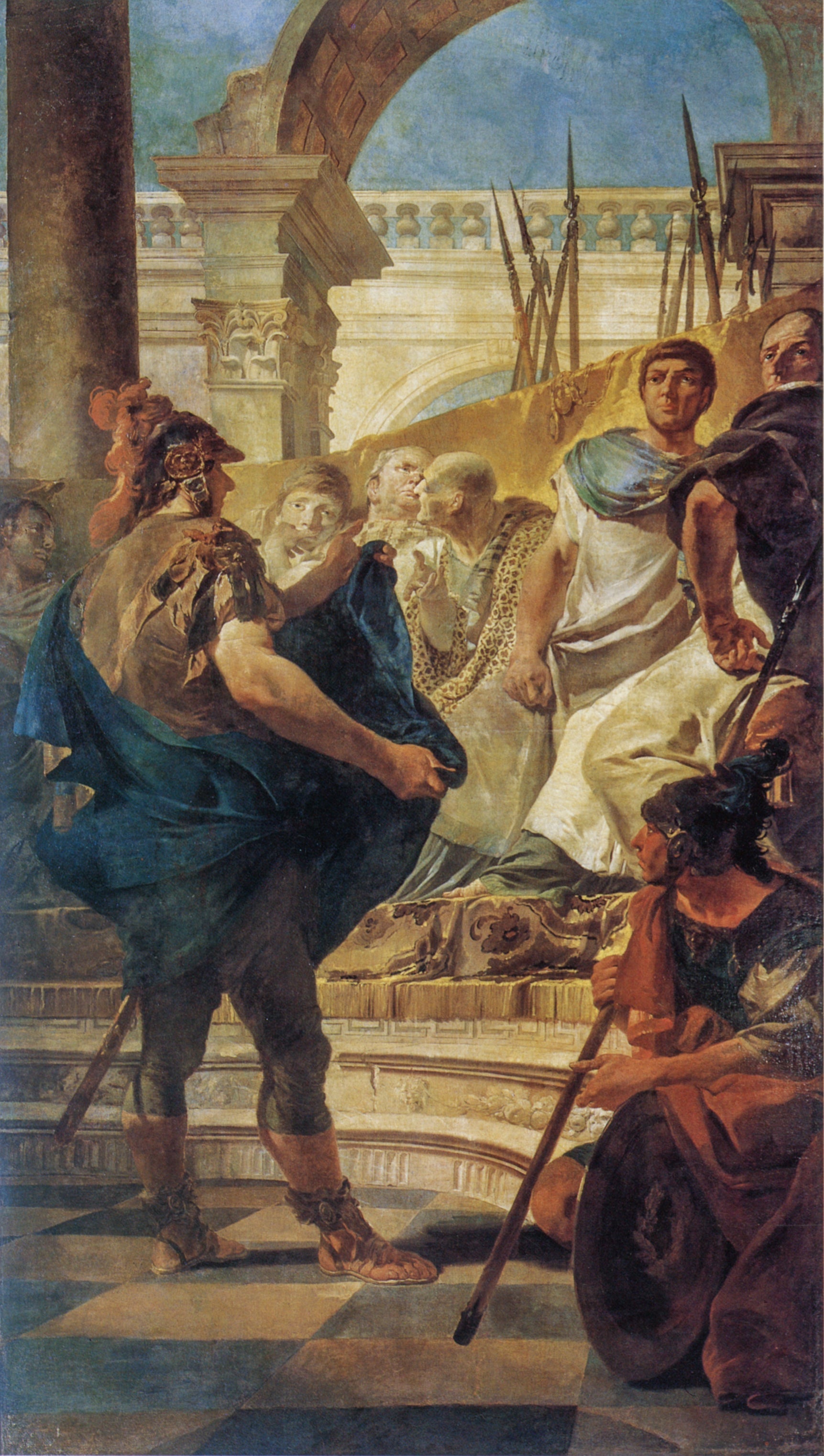 Quintus Fabius Maximus before the Senate of Carthage - Giovanni Battista Tiepolo