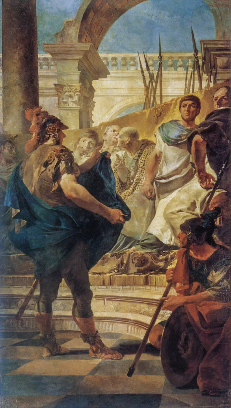 Quintus Fabius Maximus before the Senate of Carthage - Giovanni Battista Tiepolo