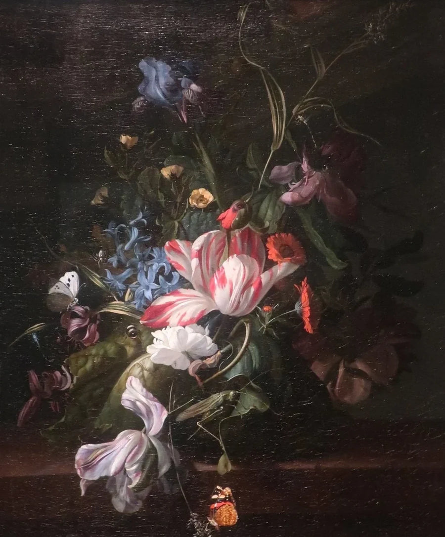Fleurs — musée Thomas-Henry, 1696 - Rachel Ruysch